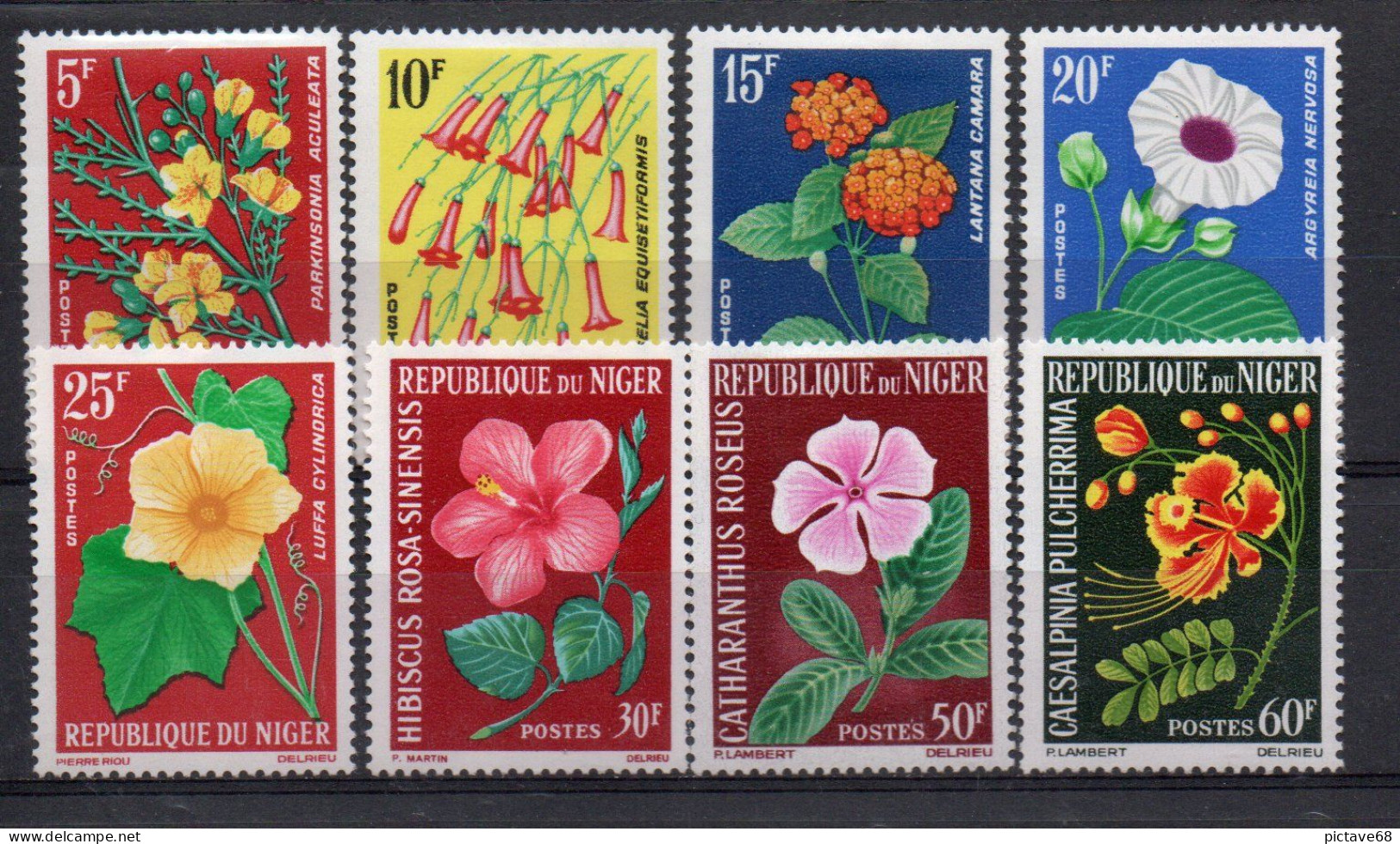 REPUBLIQUE DU NIGER/ FLORE/LOT DE TIMBRES NEUFS ** - Niger (1960-...)