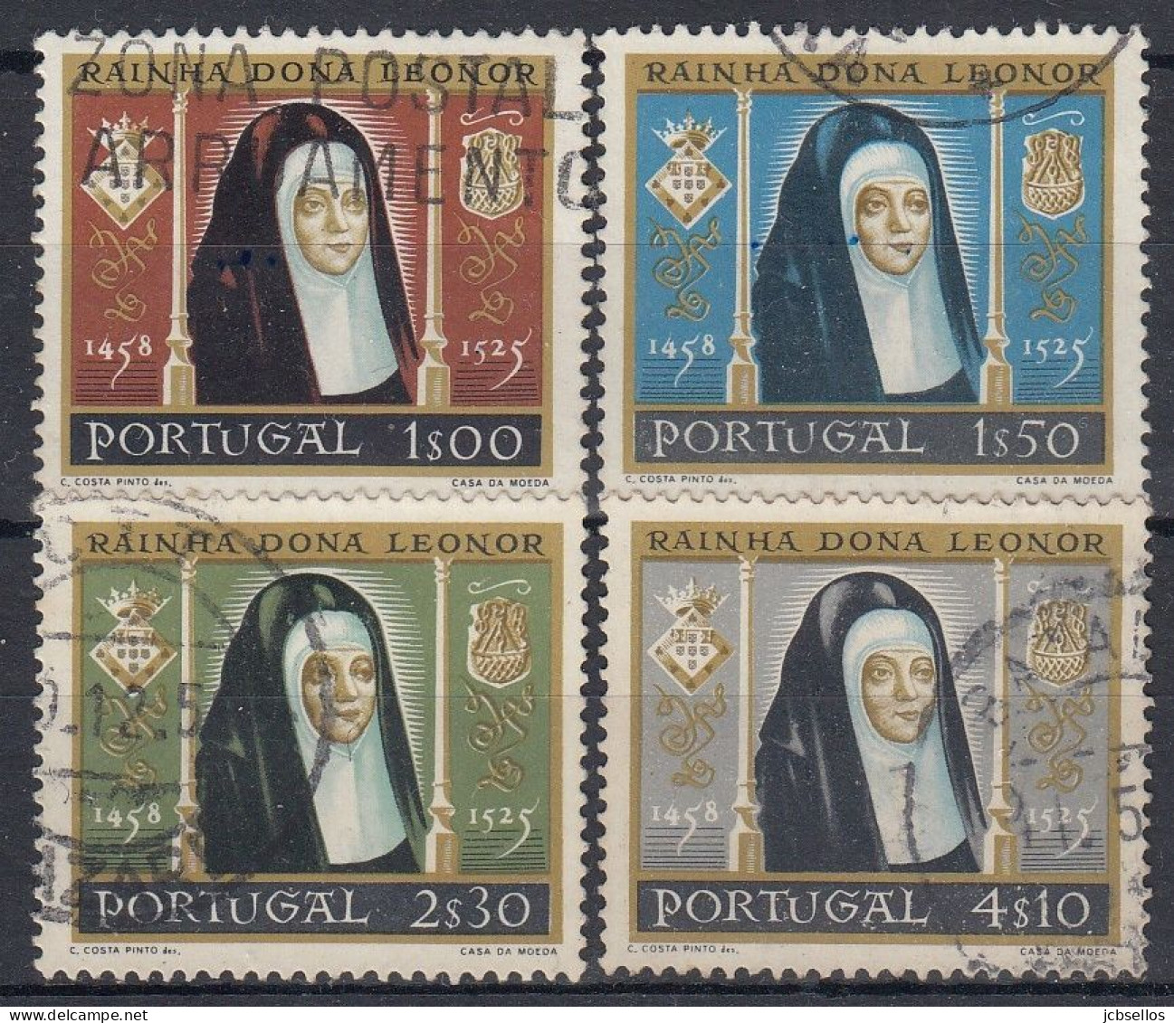 PORTUGAL 1958 Nº 853/856 USADO - Used Stamps