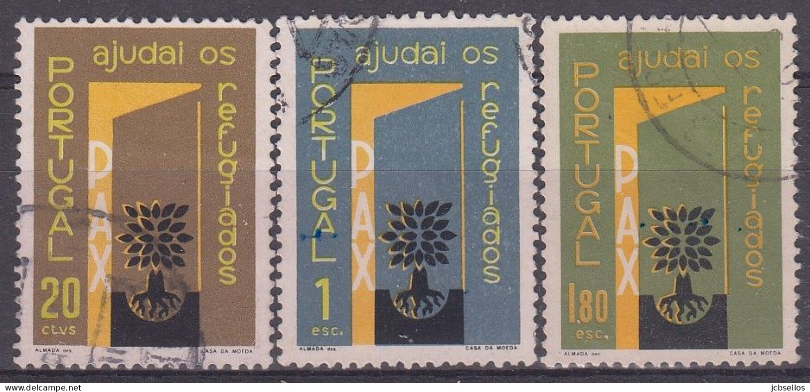 PORTUGAL 1960 Nº 861/863 USADO - Usado