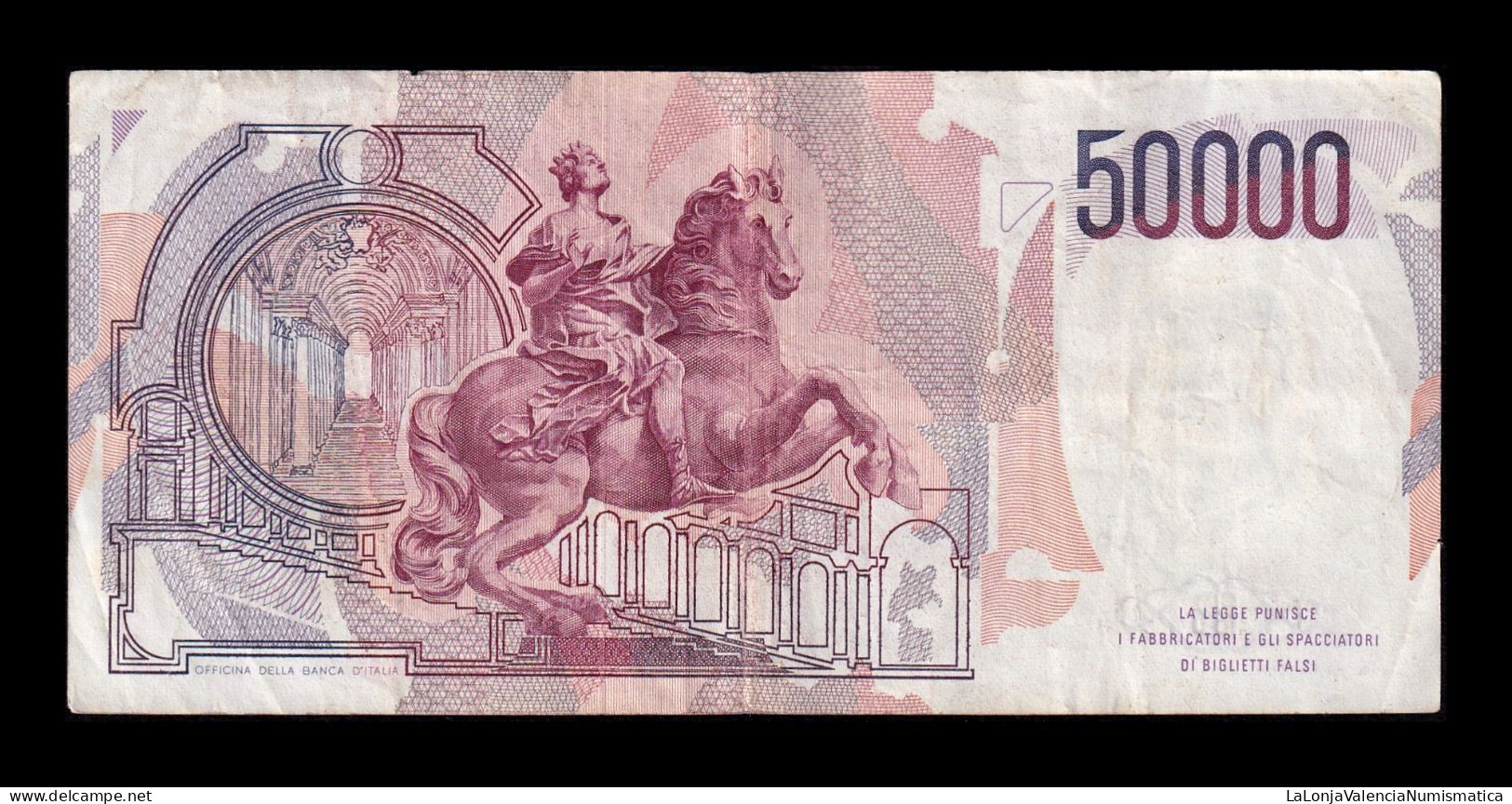 Italia Italy 50000 Lire 1984 Pick 113a Bc/Mbc F/Vf - 50.000 Lire