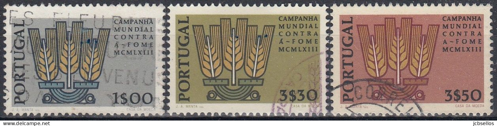 PORTUGAL 1963 Nº 916/918 USADO - Usado