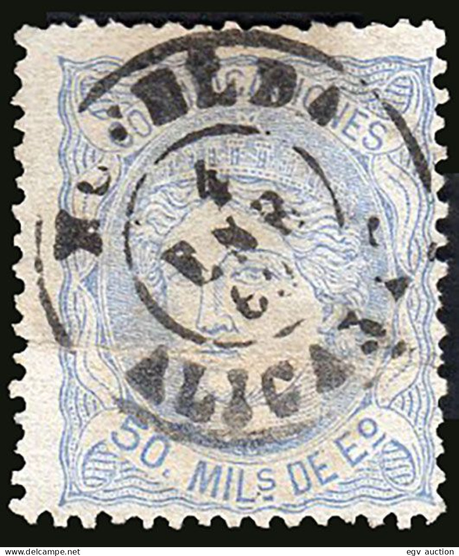 Alicante - Edi O 107 - 50 M.- Mat Fech. Tp. II "Novelda" - Used Stamps