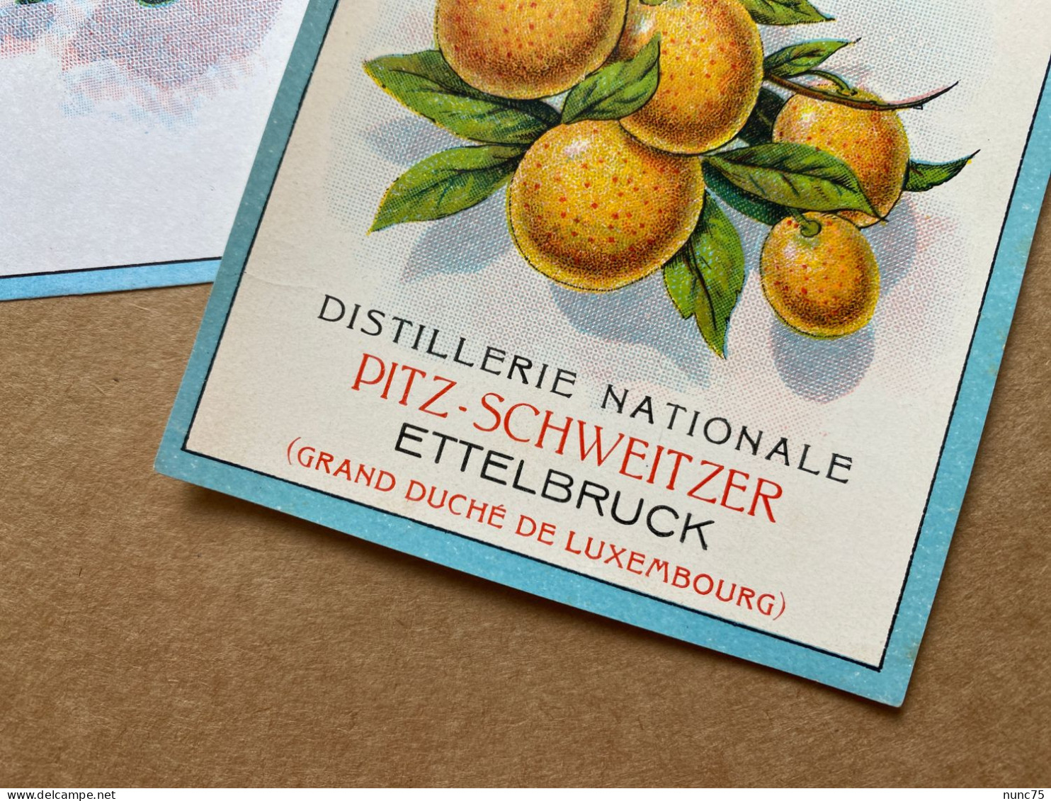 •• NEW ••  ETIQUETTES Anciennes PITZ SCHWEITZER  Ettelbruck Luxembourg Vers 1950/1960 Alcool Biere Brasserie Liqueur (5) - Luxembourg