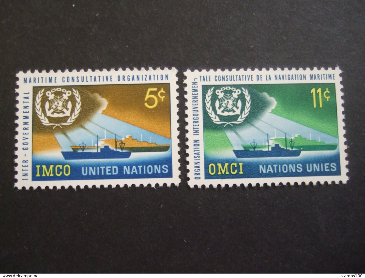 UNITED NATIONS. NY.  1964.  119/120   MNH**. (S03-TVN) - Unused Stamps