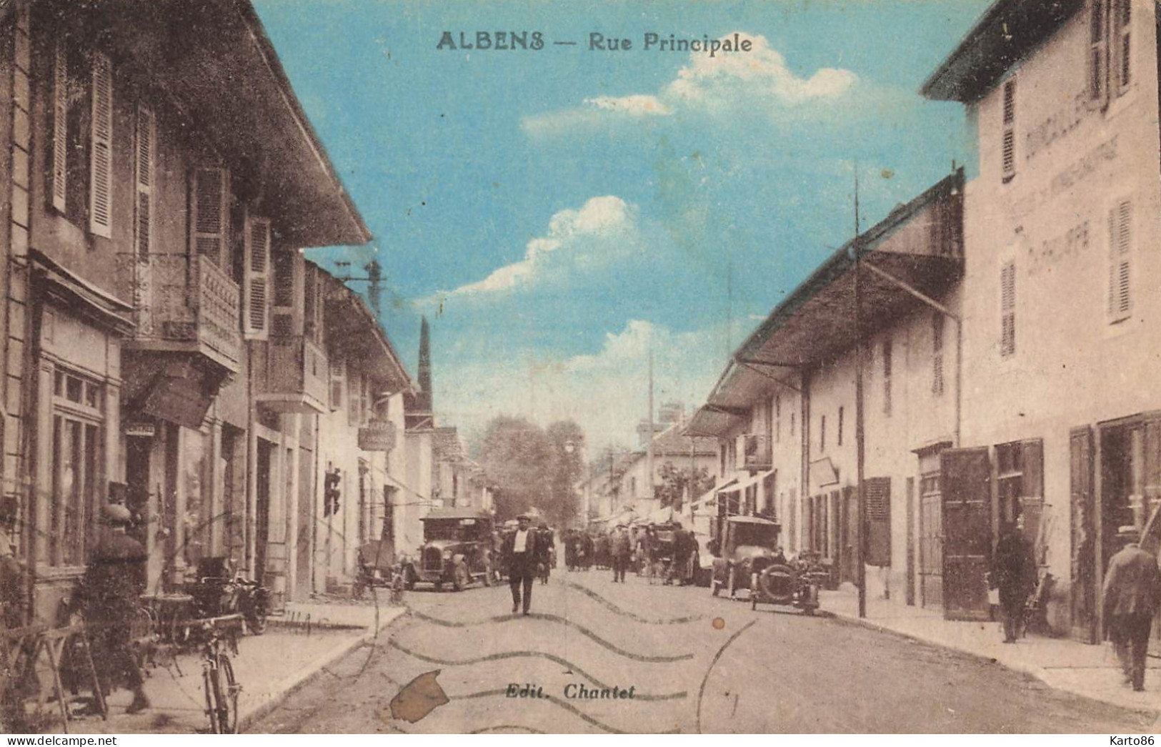 Albens * Rue Principale * Commerces Magasins Villageois - Albens