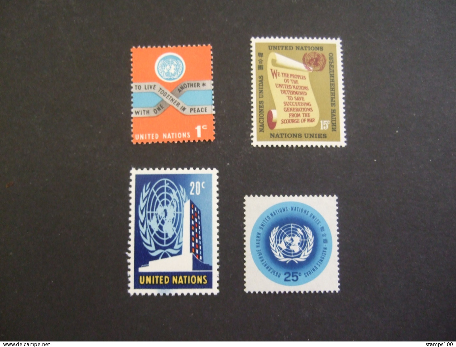 UNITED NATIONS. NY.  1965.  141/44   MNH**. (S05-TVN) - Unused Stamps