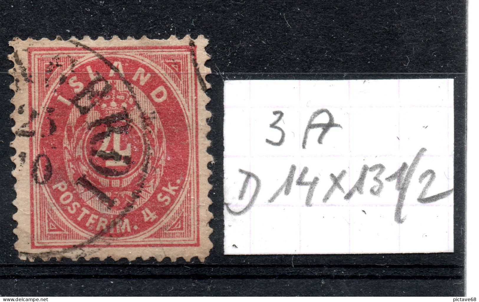 ISLANDE / N° 3 (A) Oblitéré - Used Stamps