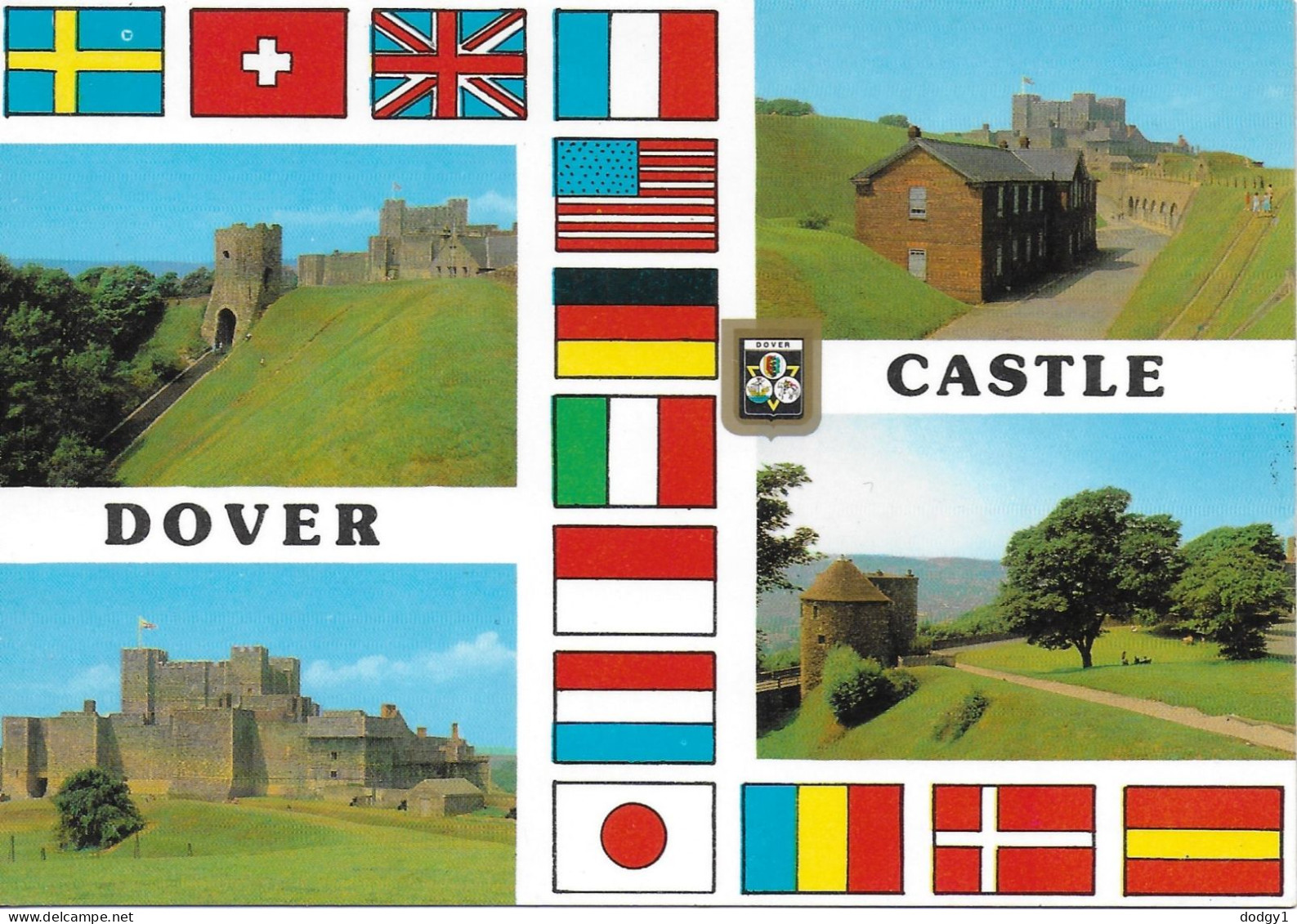 SCENES FROM DOVER CASTLE, DOVER, KENT, ENGLAND. UNUSED POSTCARD   Wp8 - Dover