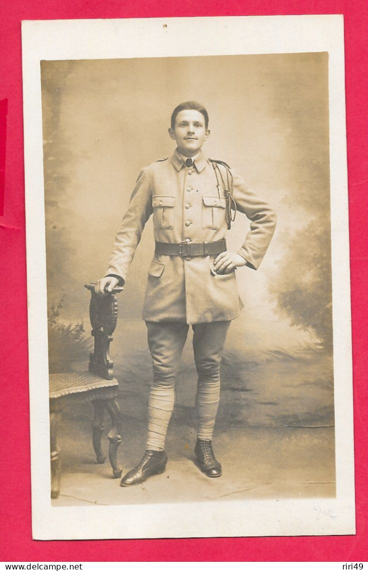 Cpa, Carte Photo,  Régiment 63e, Limoges 87, Photographe Prosper Batini, Bd Carnot, Voir Scannes, Dos Vierge - Regiments