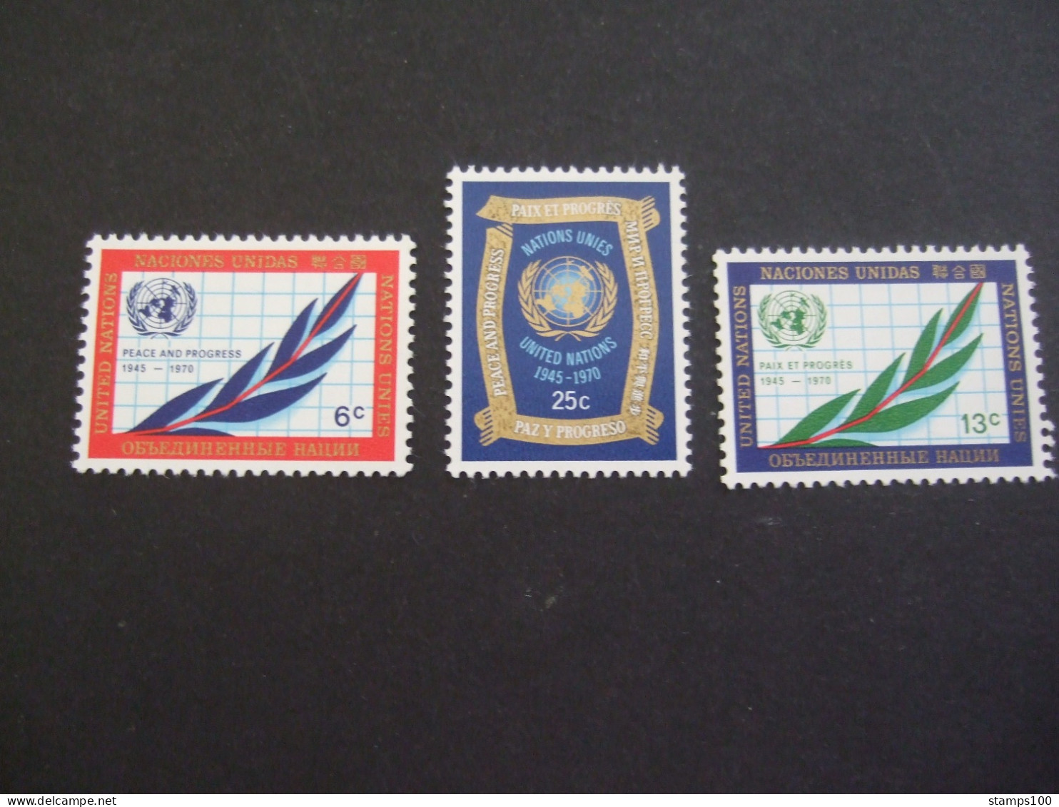 UNITED NATIONS 1970. 203/05.   MNH ** (S07-TVN) - Ungebraucht