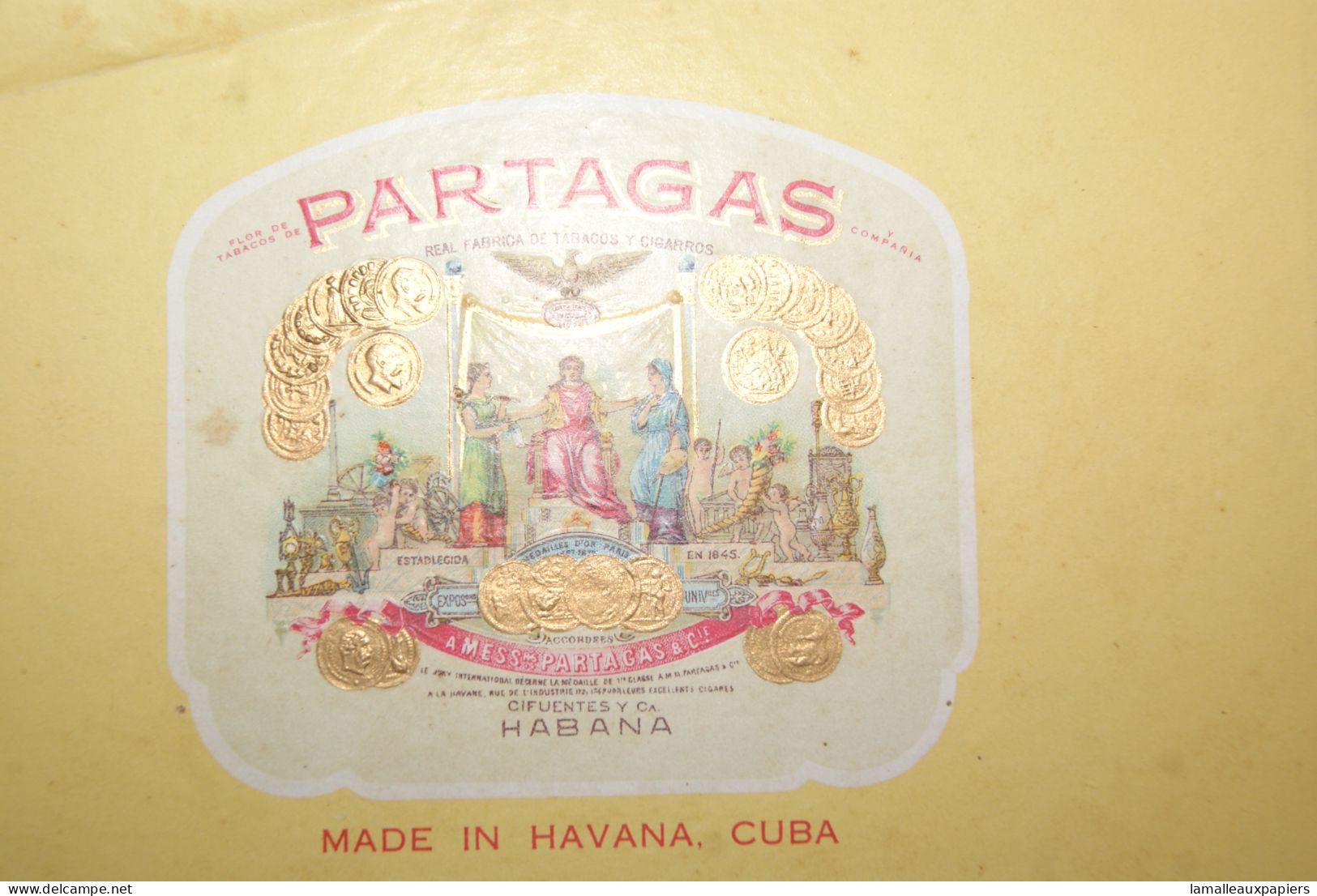 Cigares PARTAGA (habana) 1967 - Boites à Tabac Vides