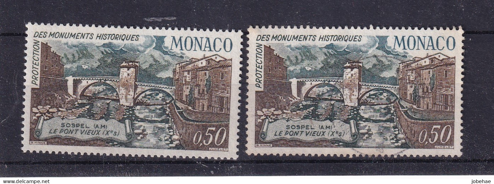 Monaco YT*+° 859 + 851-854 - Usados