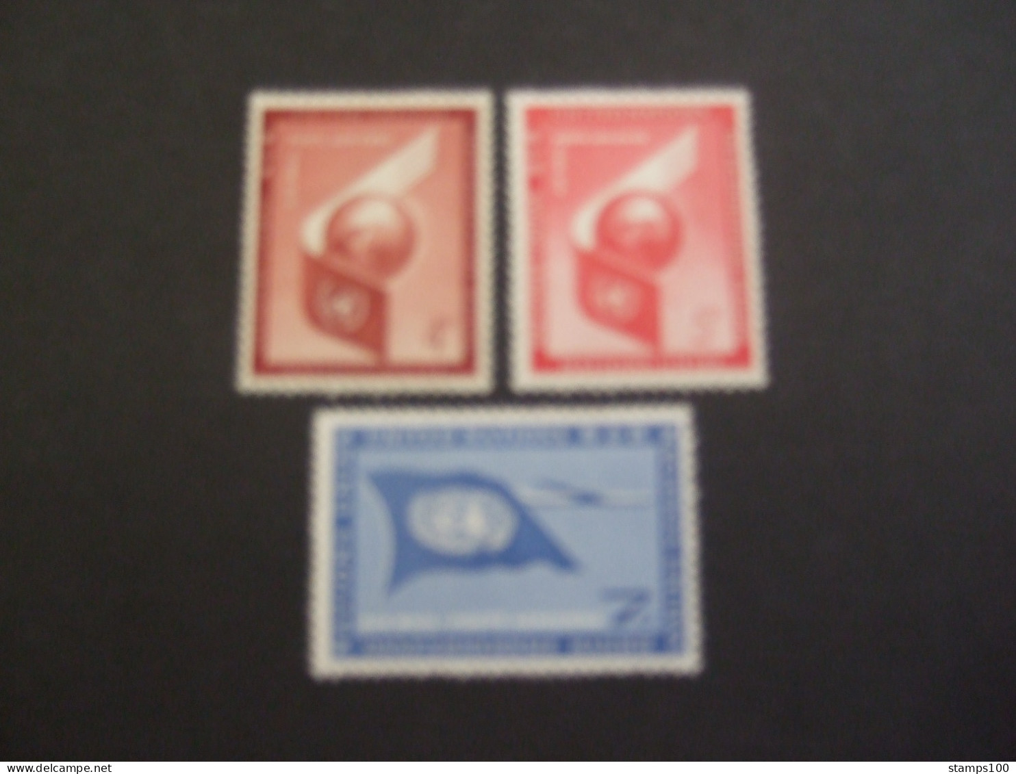 UNITED NATIONS 1957/59. LP / AM   5/7   MNH ** (S08-TVN) - Airmail