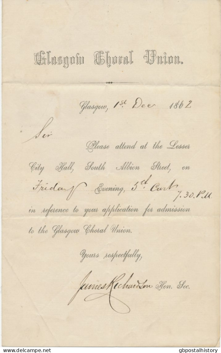 GB „159 / GLASGOW“ Scottish Duplex (6 THIN Bars With Different Length,  Time Code „2 F“, Datepart 20mm) On Superb Cover - Covers & Documents