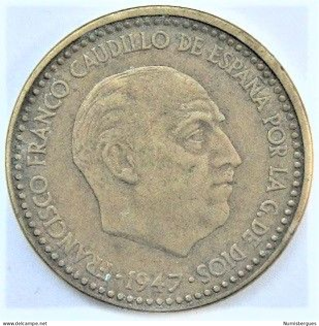 Pièce De Monnaie 1 Peseta 1953 - 1 Peseta