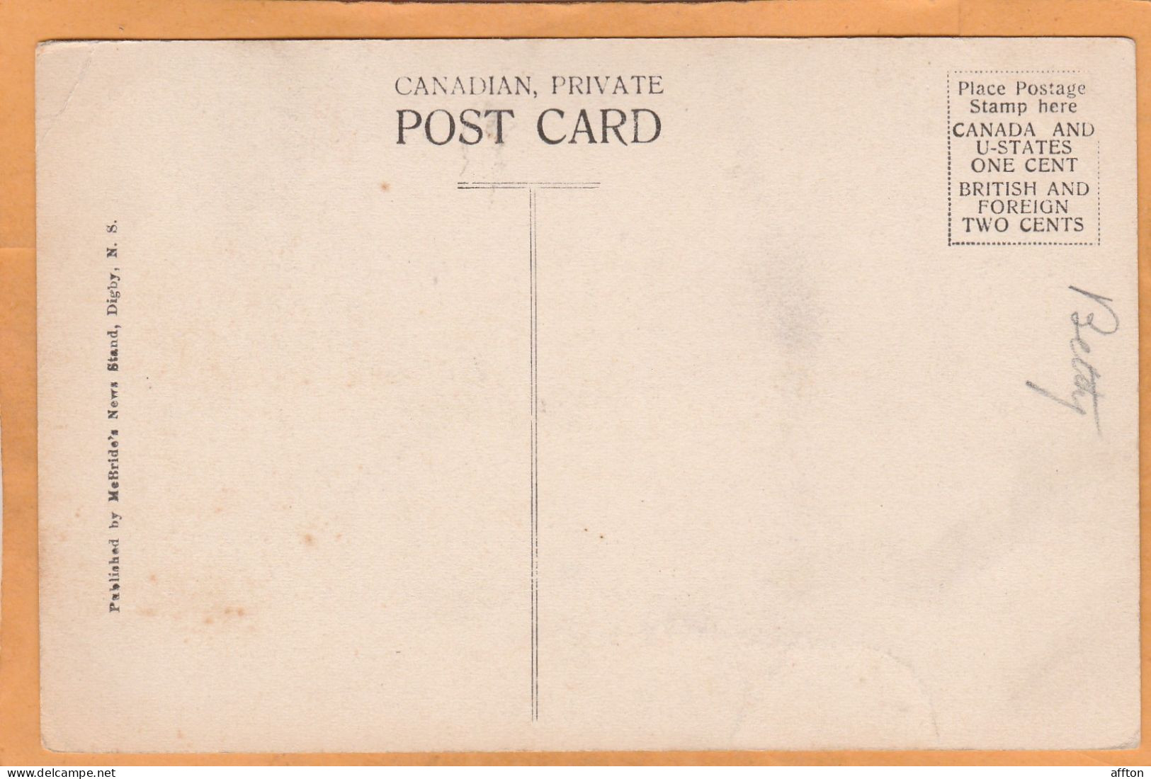 Nova Scotia Canada Old Postcard - Cape Breton