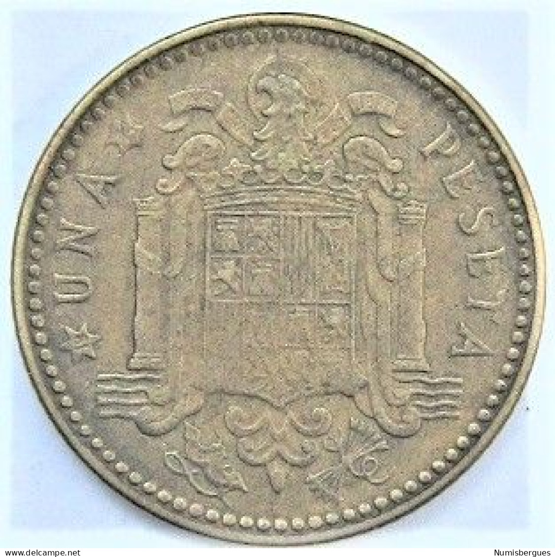 Pièce De Monnaie 1 Peseta 1956 - 1 Peseta