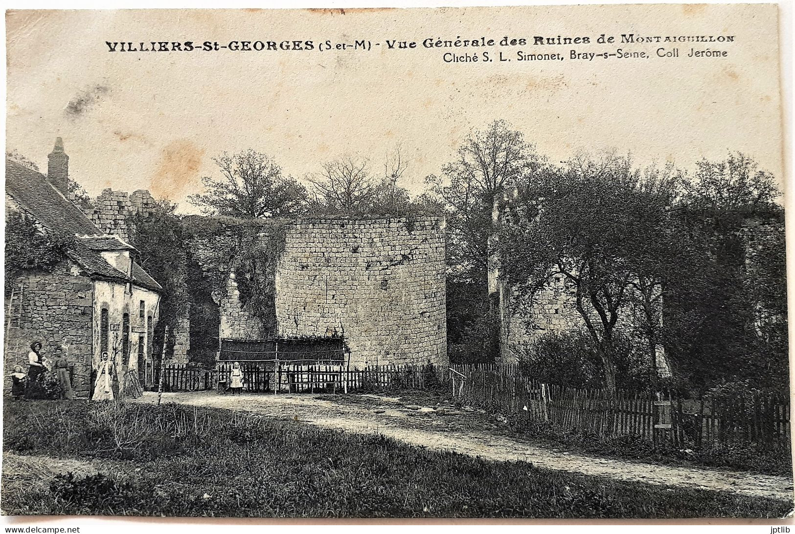 CPA Carte Postale / 77 Seine-et-Marne, Provins, Villiers-Saint-Georges, Louan / Cliché S. L. Simonet / Montaiguillon. - Villiers Saint Georges