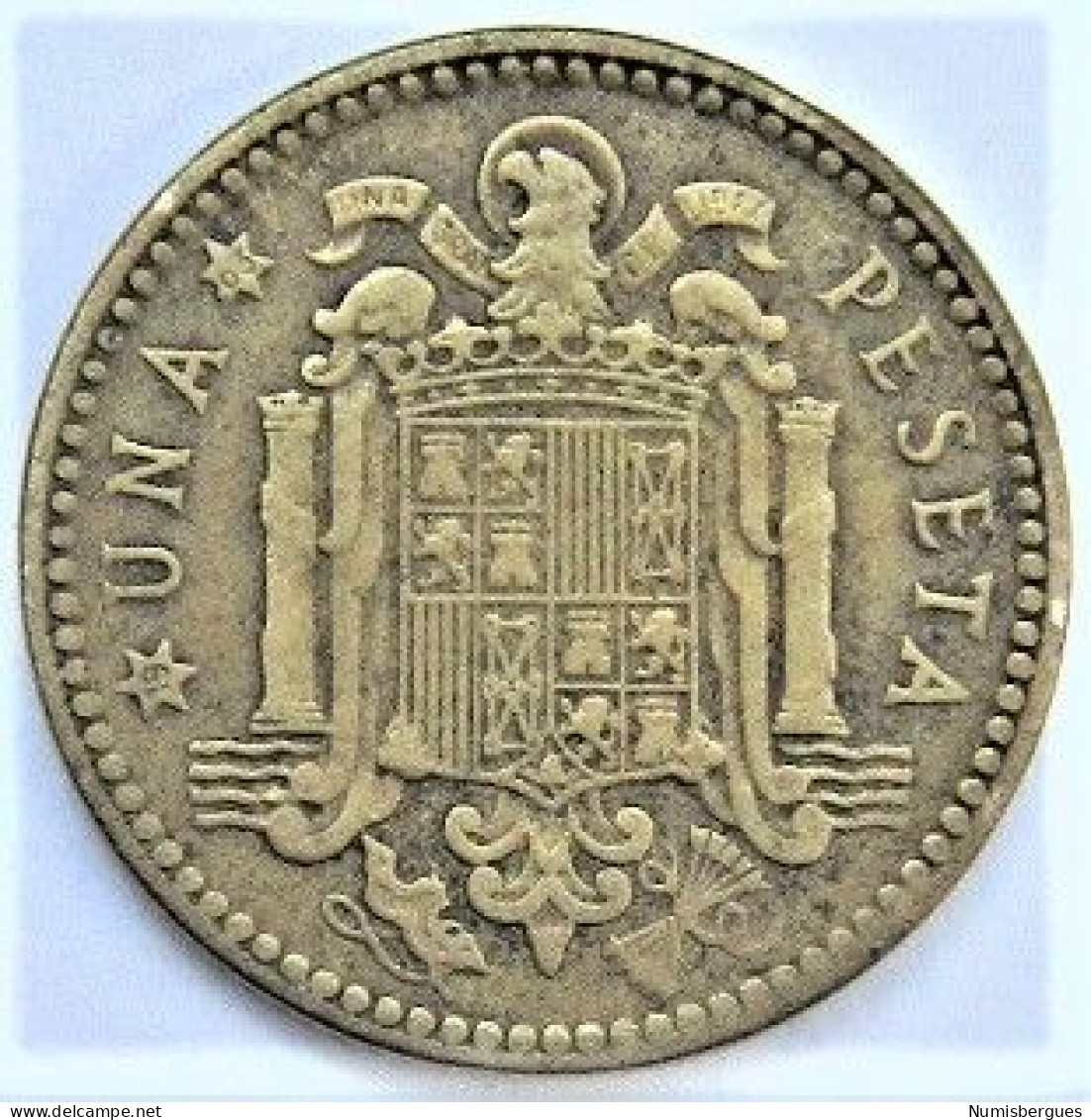 Pièce De Monnaie 1 Peseta 1963 - 1 Peseta