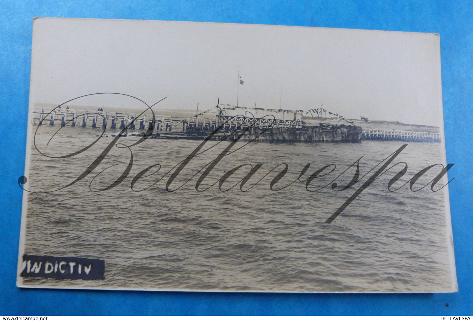 ..IDICTIV  Submarine British Flag Sous-MArin Anglais  Real Picture Postcard Militaria - Matériel