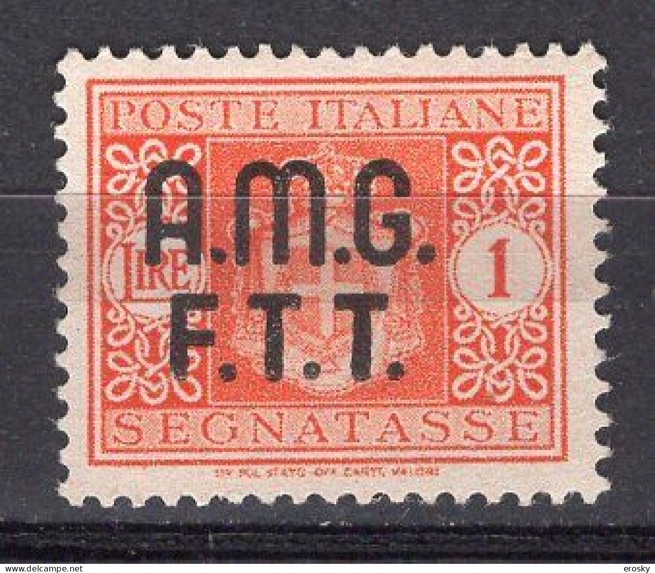 Z6941 - TRIESTE AMG-FTT TASSE SASSONE N°1 * - Segnatasse