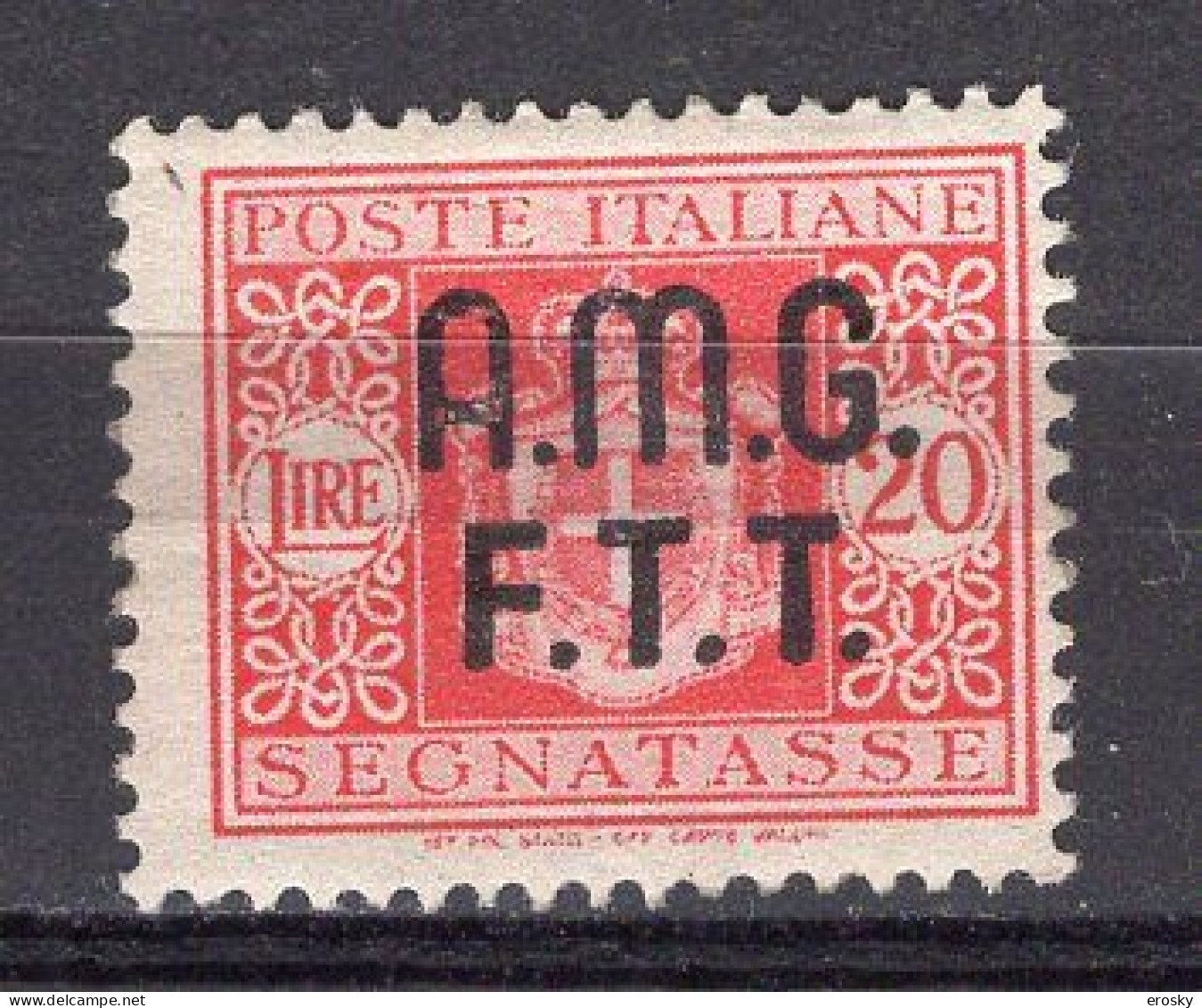 Z6943 - TRIESTE AMG-FTT TASSE SASSONE N°4 * - Taxe