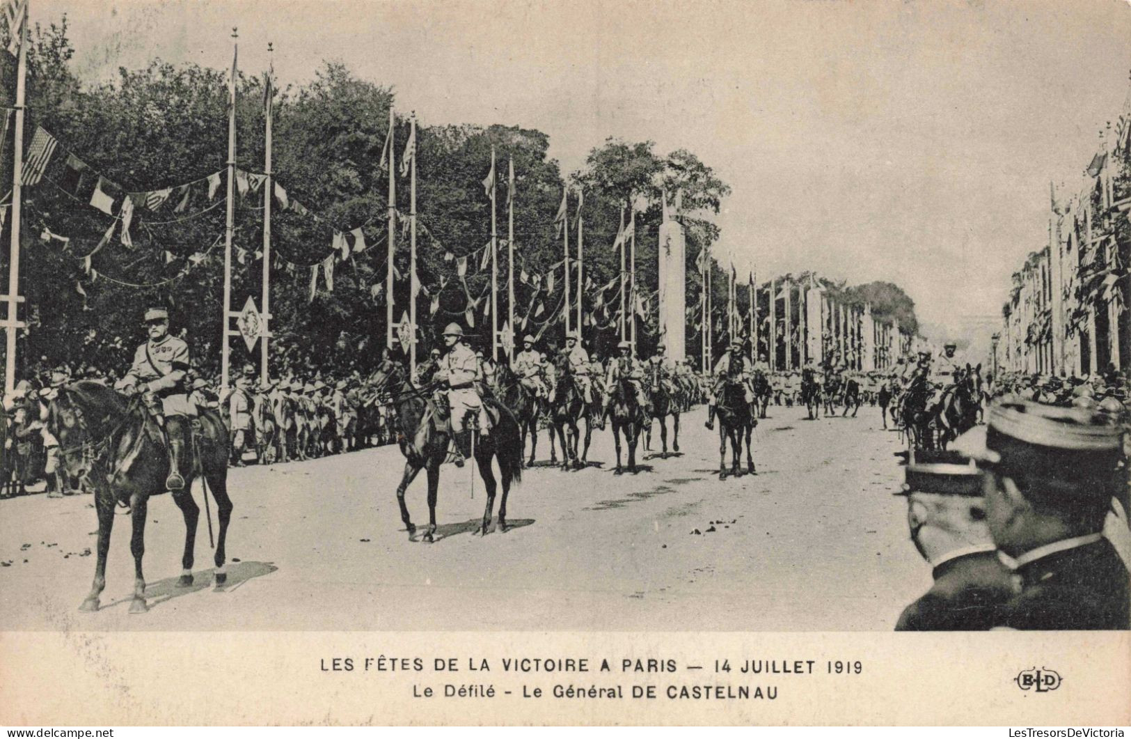 MILITARIA - Les Fêtes De La Victoire à Paris - 14 Juillet 1919 - Défilé - Général De Castelnau - Carte Postale Ancienne - Guerre 1914-18