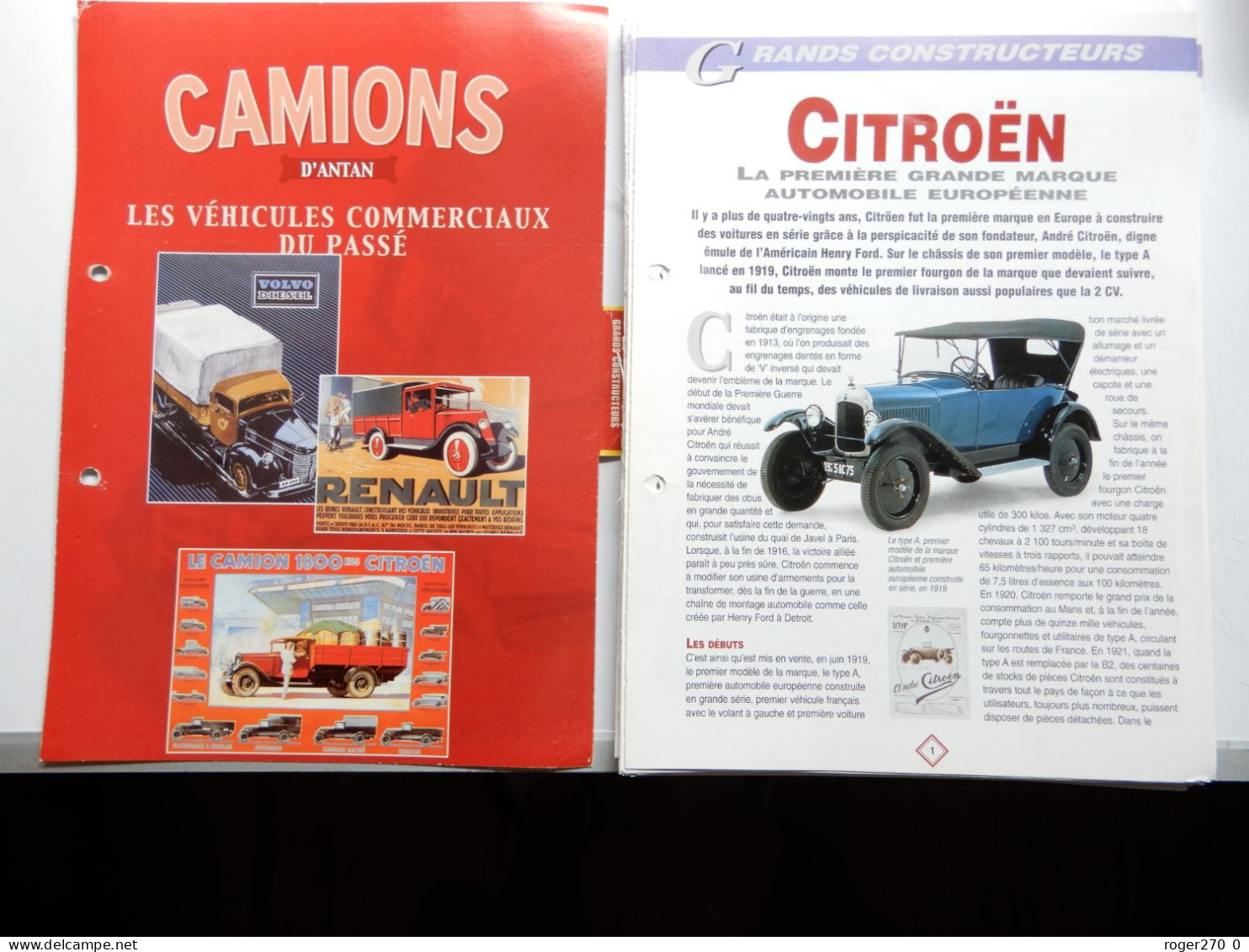 Classeur Reconditionné De 450 Fiches , Maquette , Modèle Réduit , Corgi Altaya , Camions , Voitures , Marques - Literatuur & DVD