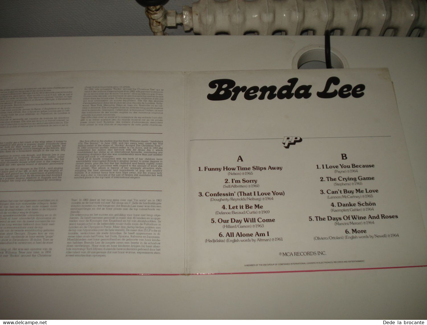 B8 / Brenda Lee – I'm Sorry - 1  LP  - 4M 032-97089 - Belgique  1975  M/EX - Country En Folk