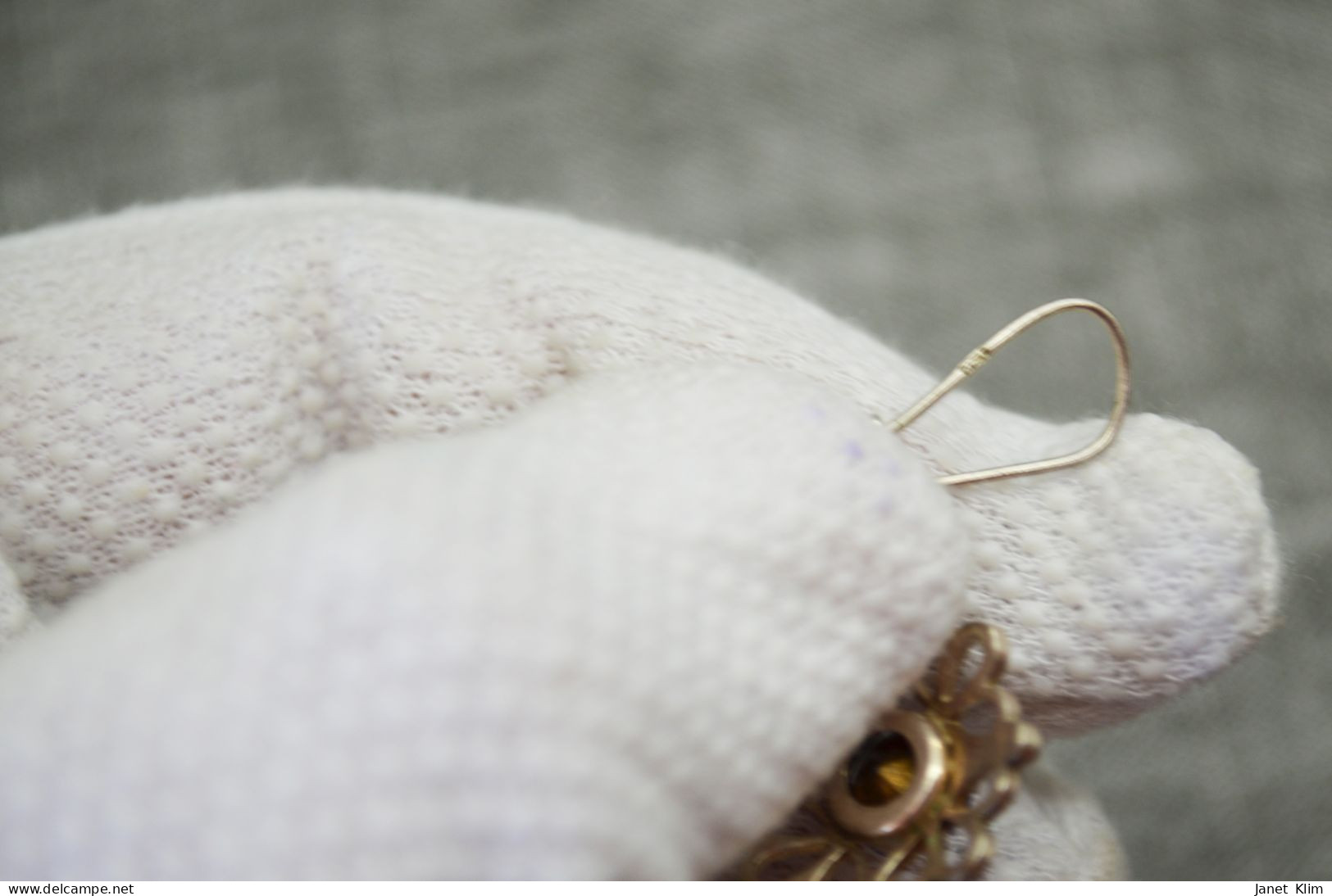 Beautiful Vintage Earrings With Stones - Ohrringe