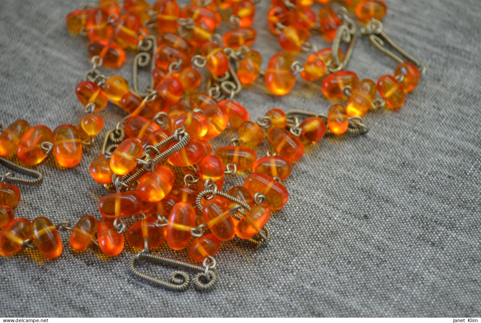 Beautiful Vintage Beads From Amber 58 Gr 136 Sm - Colliers/Chaînes