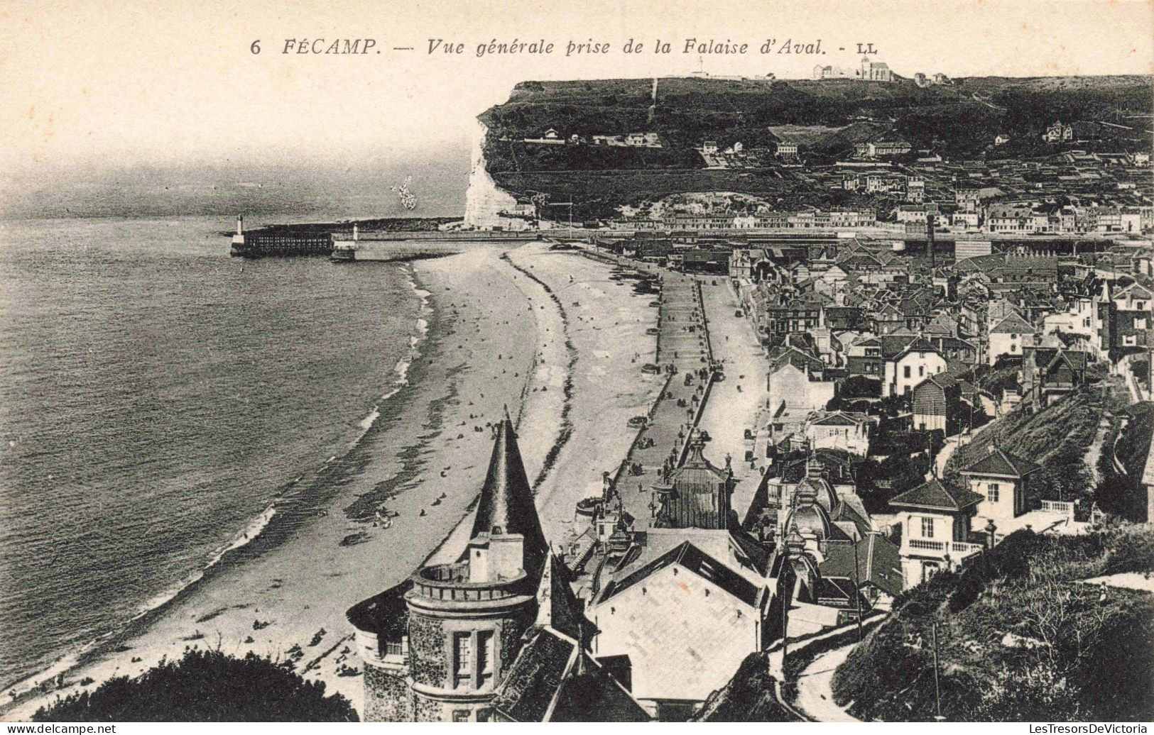 FRANCE - Fécamp - Vue Générale Prise De La Falaise D'Aval - LL - Carte Postale Ancienne - Fécamp