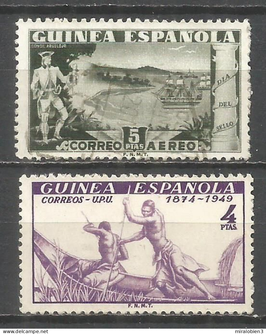 GUINEA ESPAÑOLA EDIFIL NUM. 275 Y 276 USADOS - Guinea Española