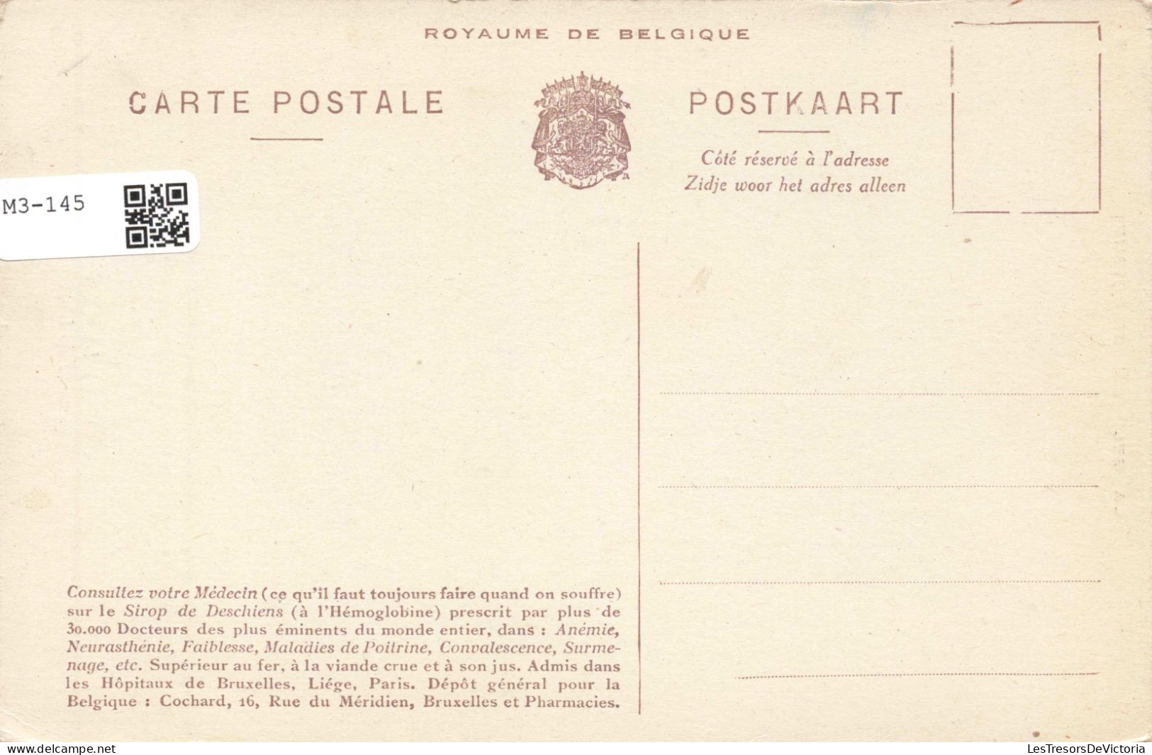 MILITARIA - La Belgique Héroique - Général Leman - Défenseur De Liège - Carte Postale Ancienne - Personen