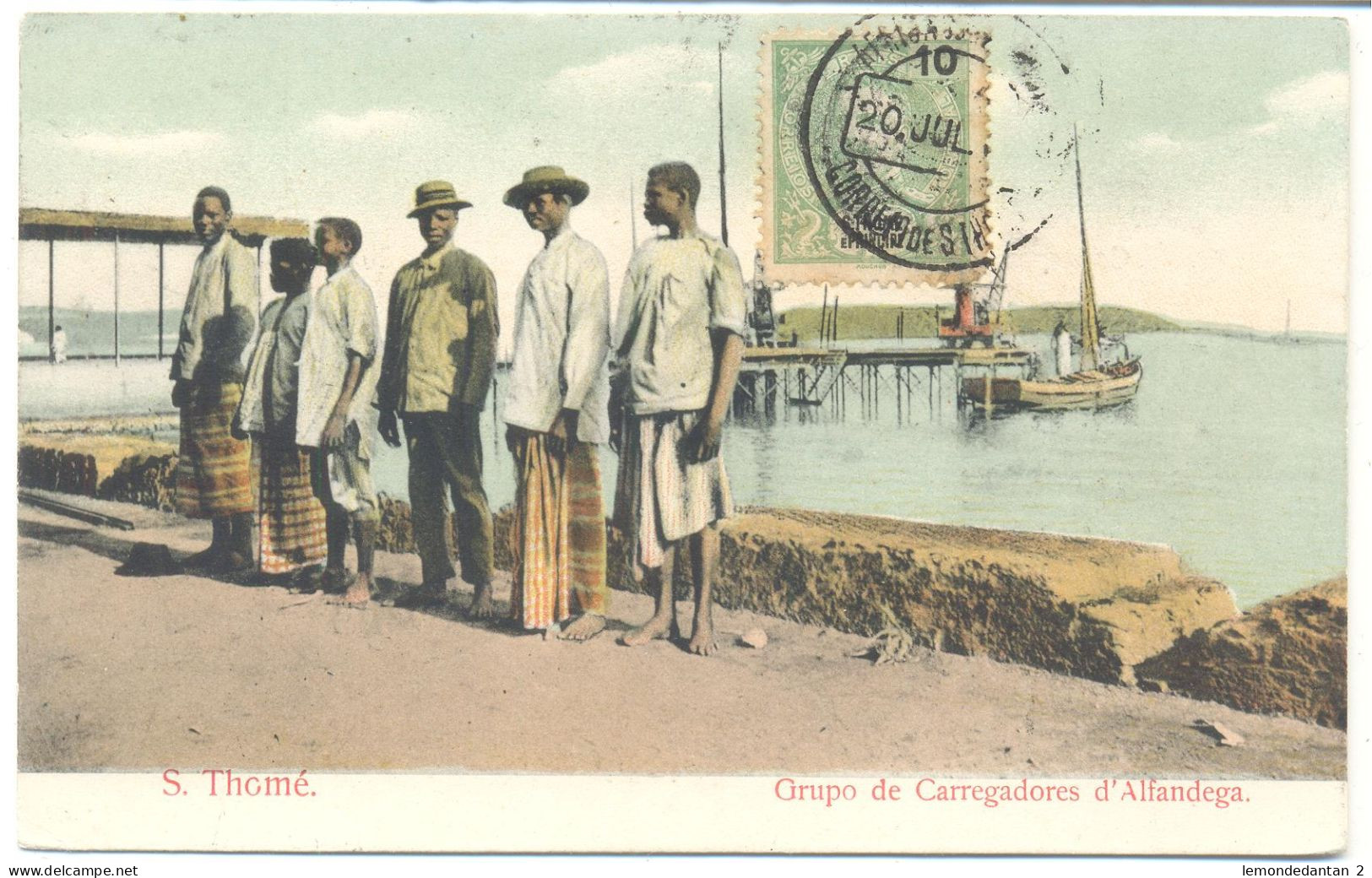 Sao Thome - Grupo De Carregadores D'Alfandega - Sao Tome En Principe