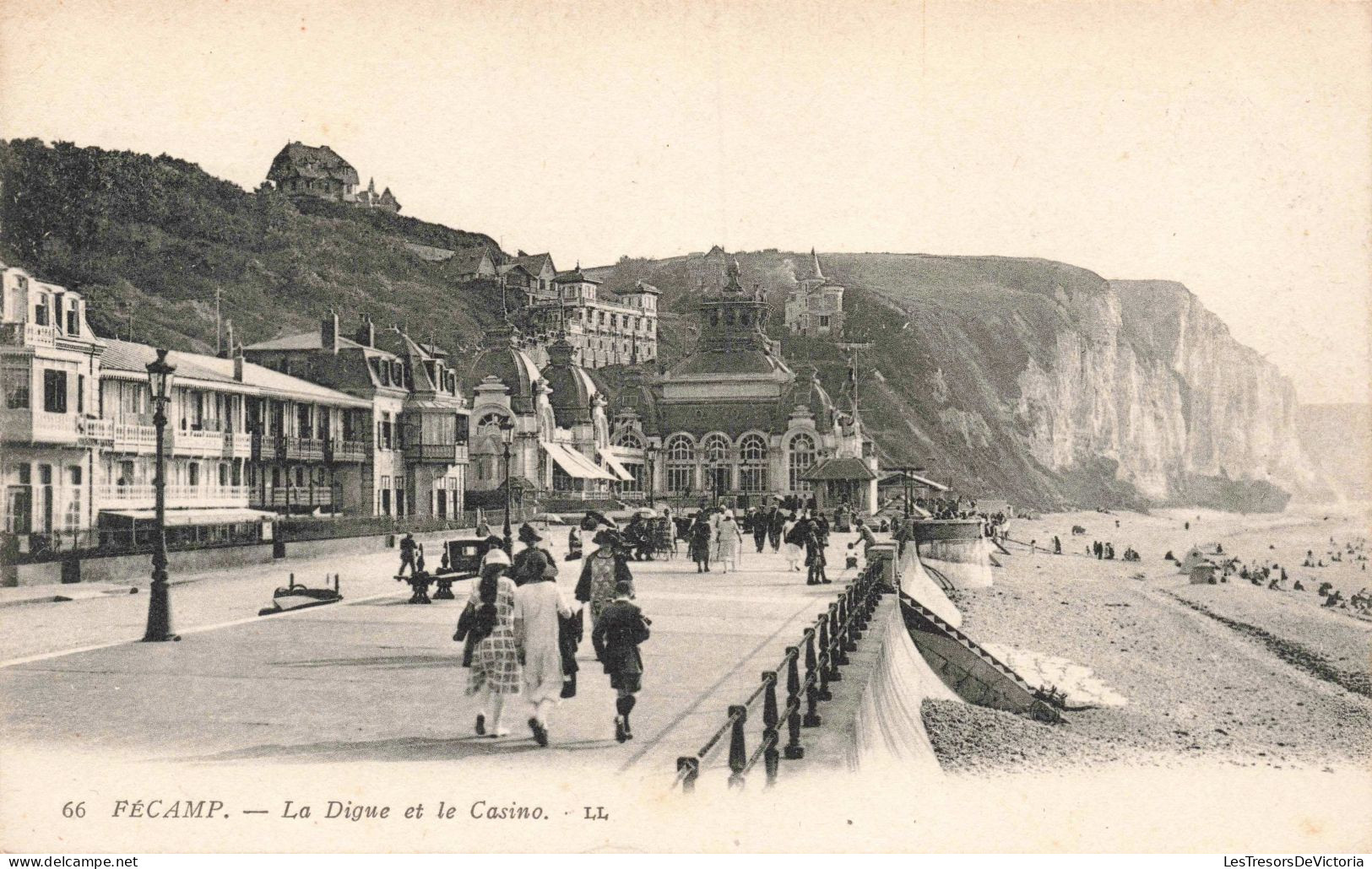 FRANCE - Fécamp - La Digue Et Le Casino - LL - Animé - Carte Postale Ancienne - Fécamp