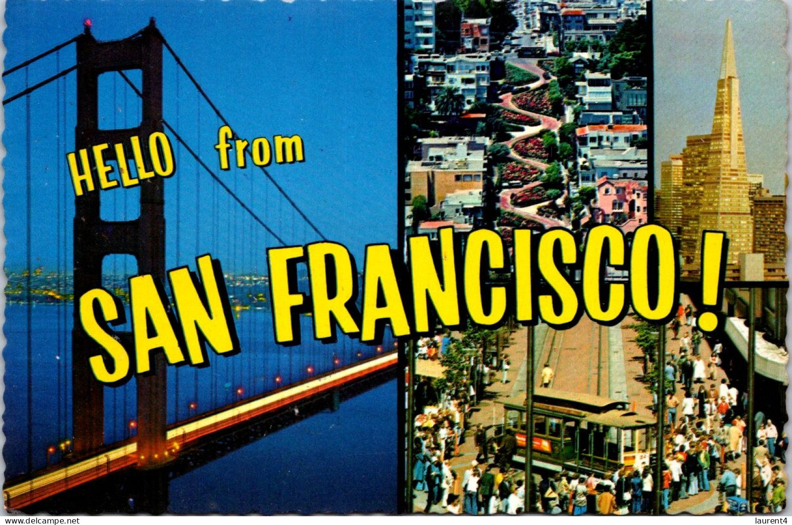 16-8-2023 (2 T 39) Hello From San Francisco (city & Bridge) - San Francisco