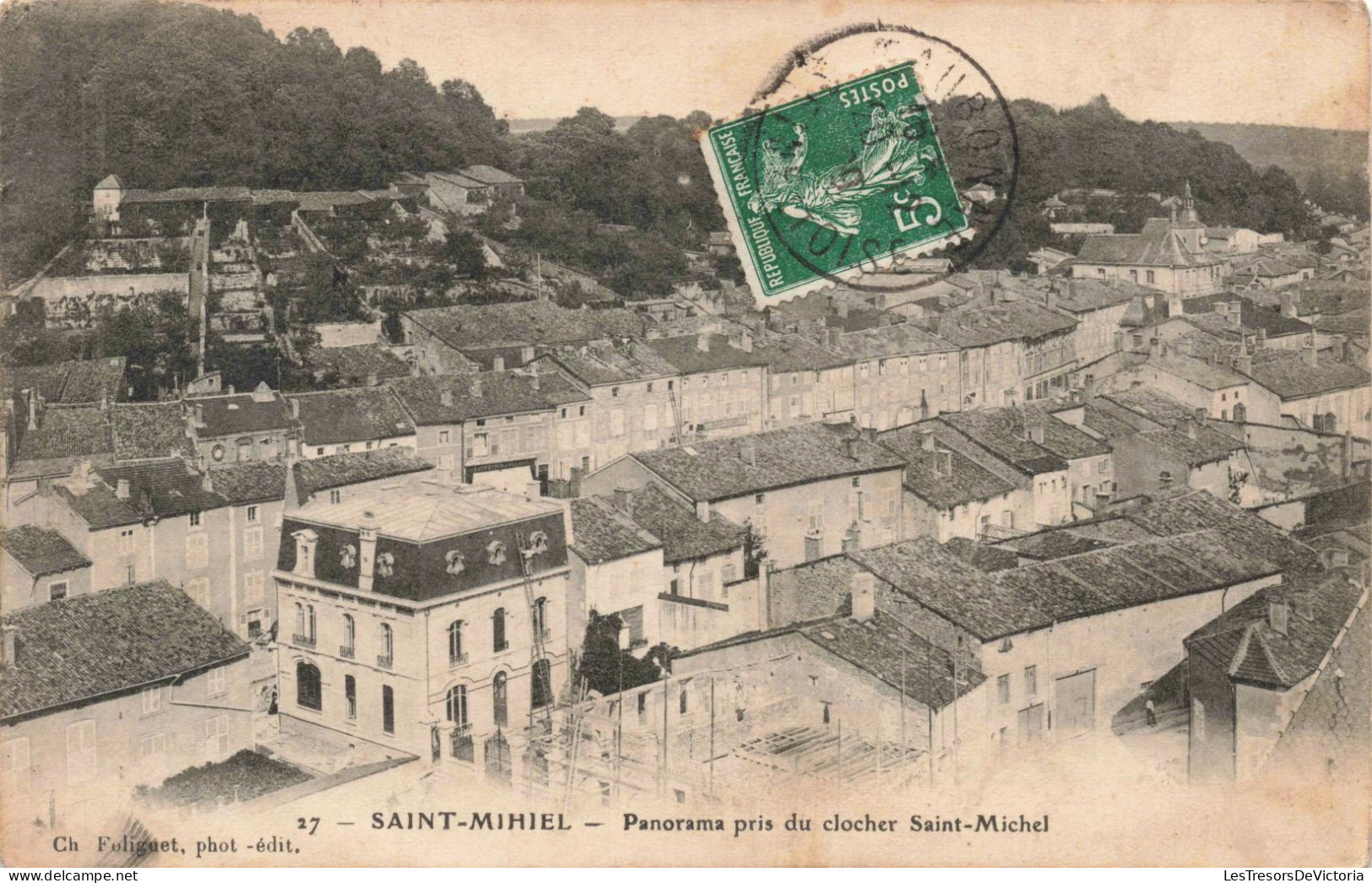 FRANCE - Saint Michel - Panoramique Pris Du Clocher Saint Michel - Carte Postale Ancienne - Vervins