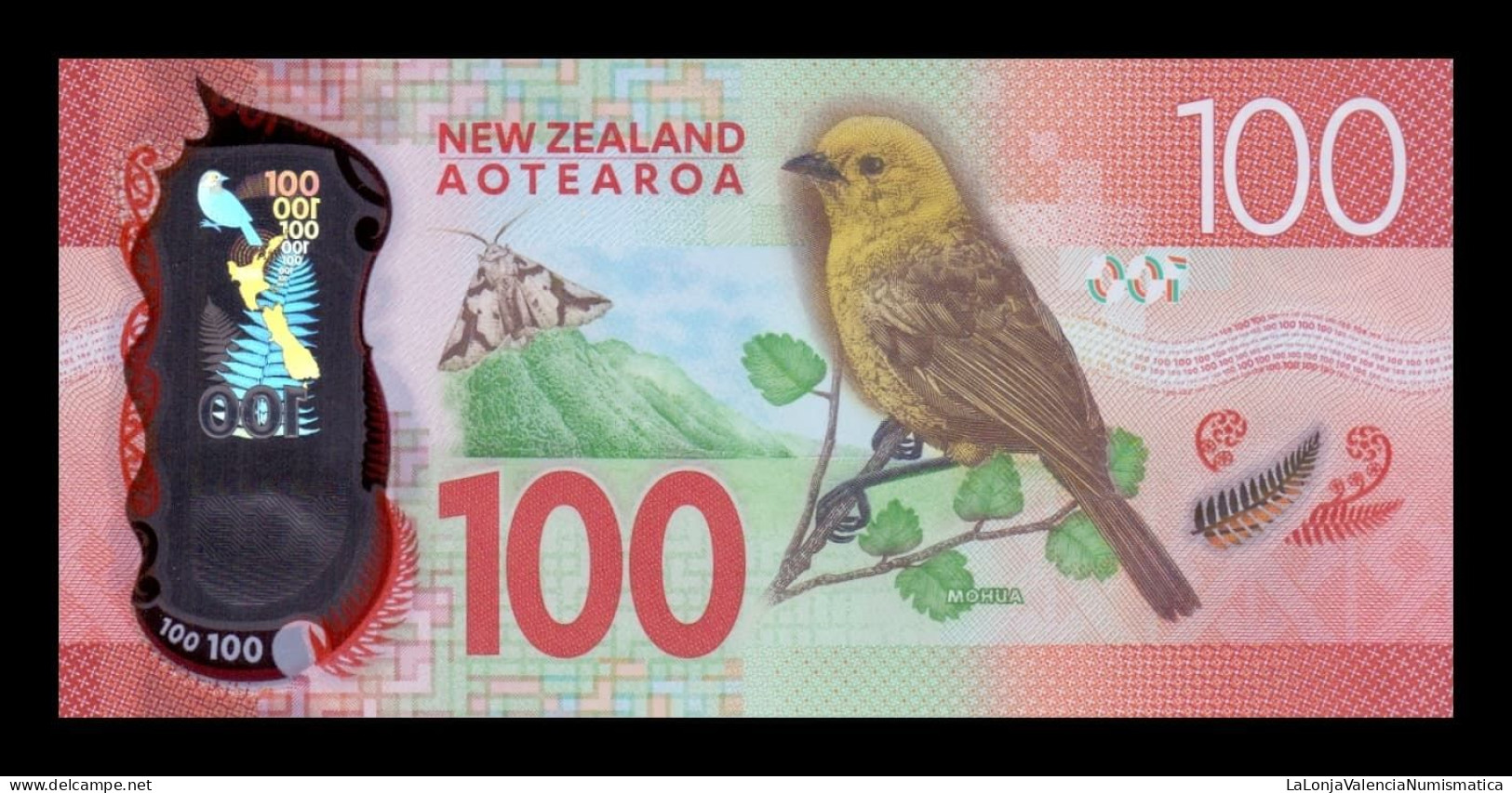 Nueva Zelanda New Zealand 100 Dollars 2016 Pick 195 Polymer Sc Unc - Neuseeland
