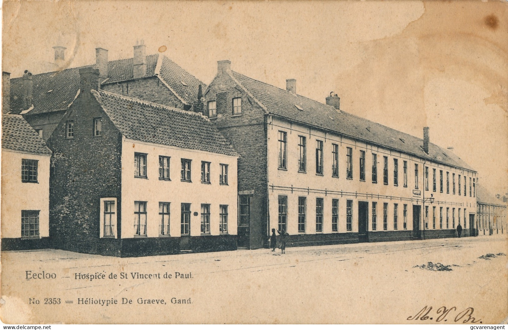 EEKLO ==  HOSPICE DE ST. VINCENT DE PAUL    !!!!!!!!    ZIE STAAT      2 SCANS - Eeklo