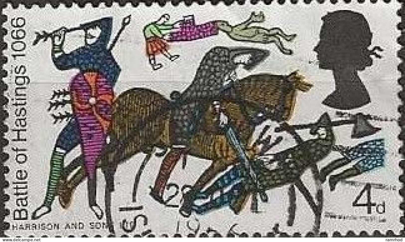 GREAT BRITAIN 1966 900th Anniversary Of Battle Of Hastings - 4d Battle FU - Used Stamps