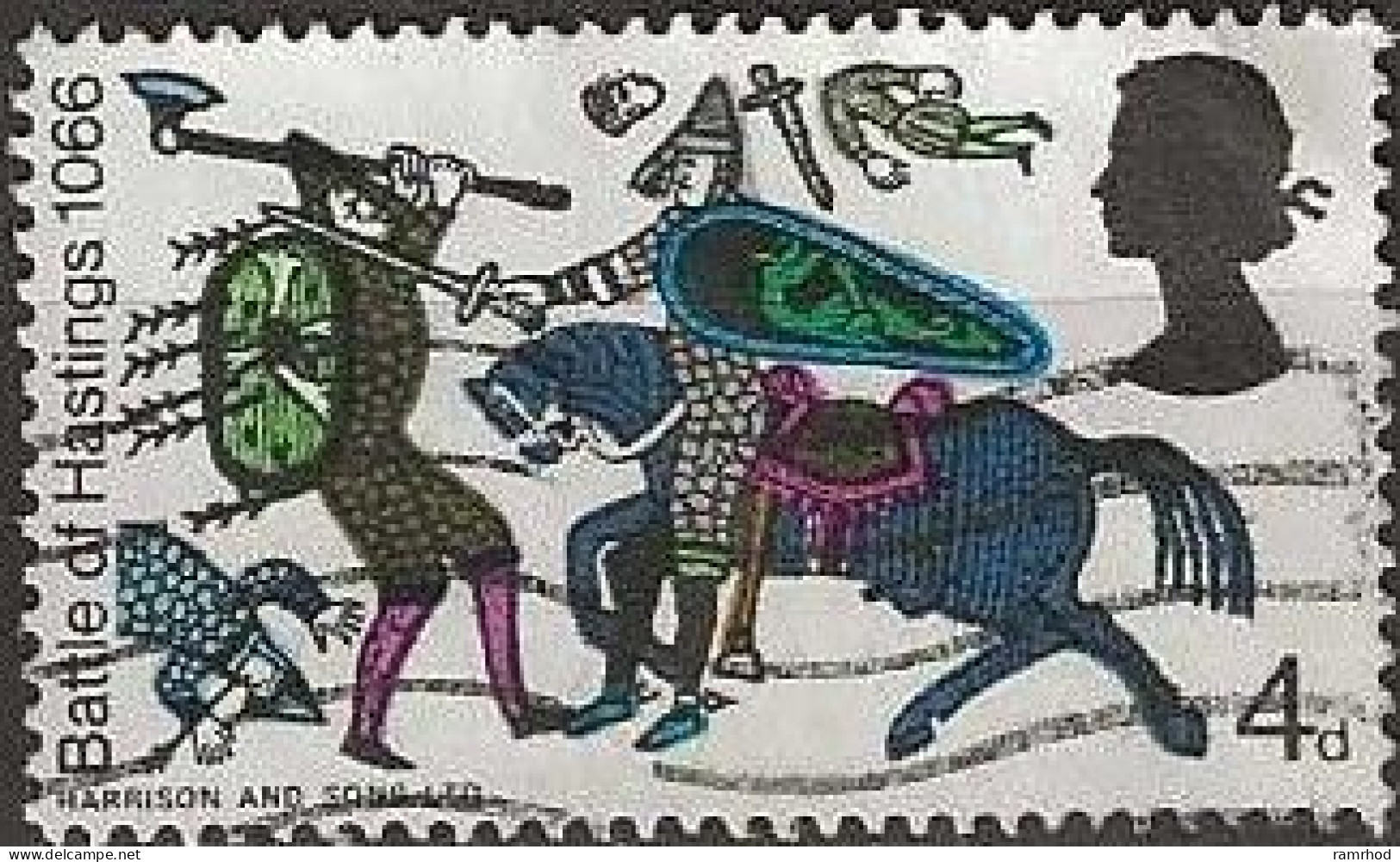 GREAT BRITAIN 1966 900th Anniversary Of Battle Of Hastings - 4d Battle FU - Used Stamps