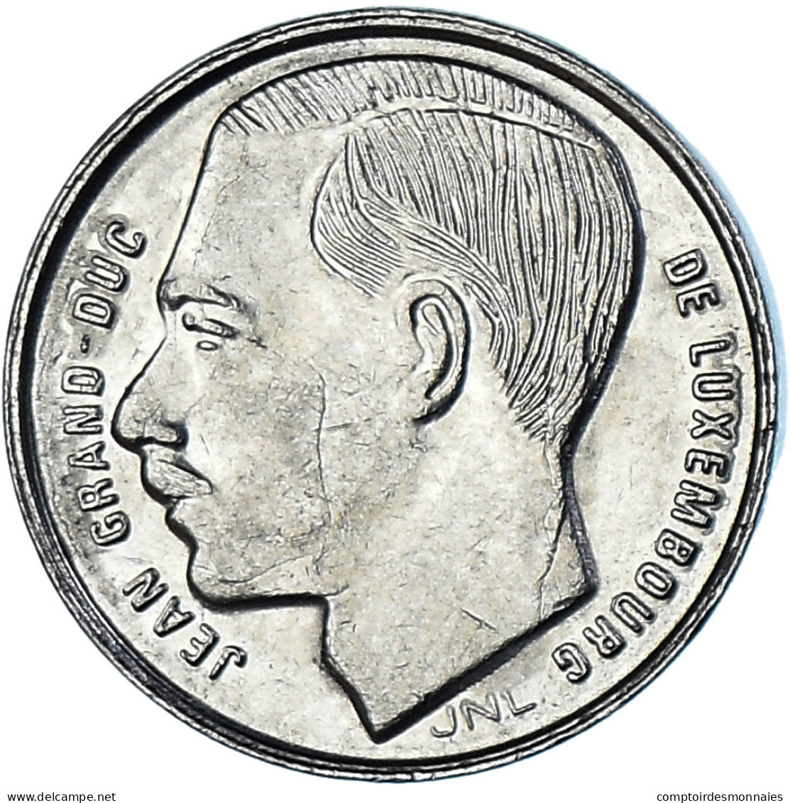 Monnaie, Luxembourg, Jean, Franc, 1991, SUP, Nickel Plaqué Acier, KM:63 - Luxembourg