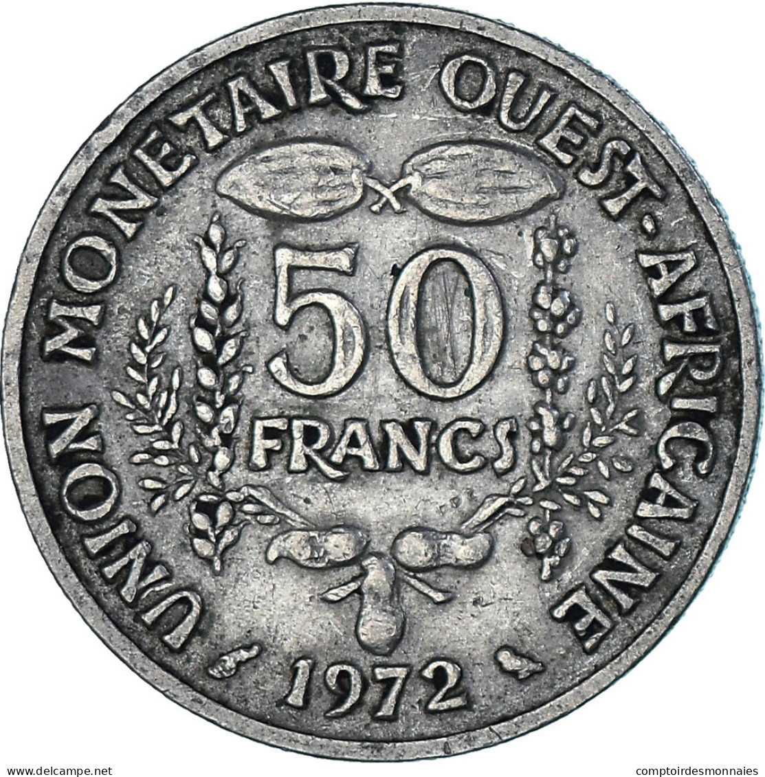 Monnaie, Communauté économique Des États De L'Afrique De L'Ouest, 50 Francs - Elfenbeinküste