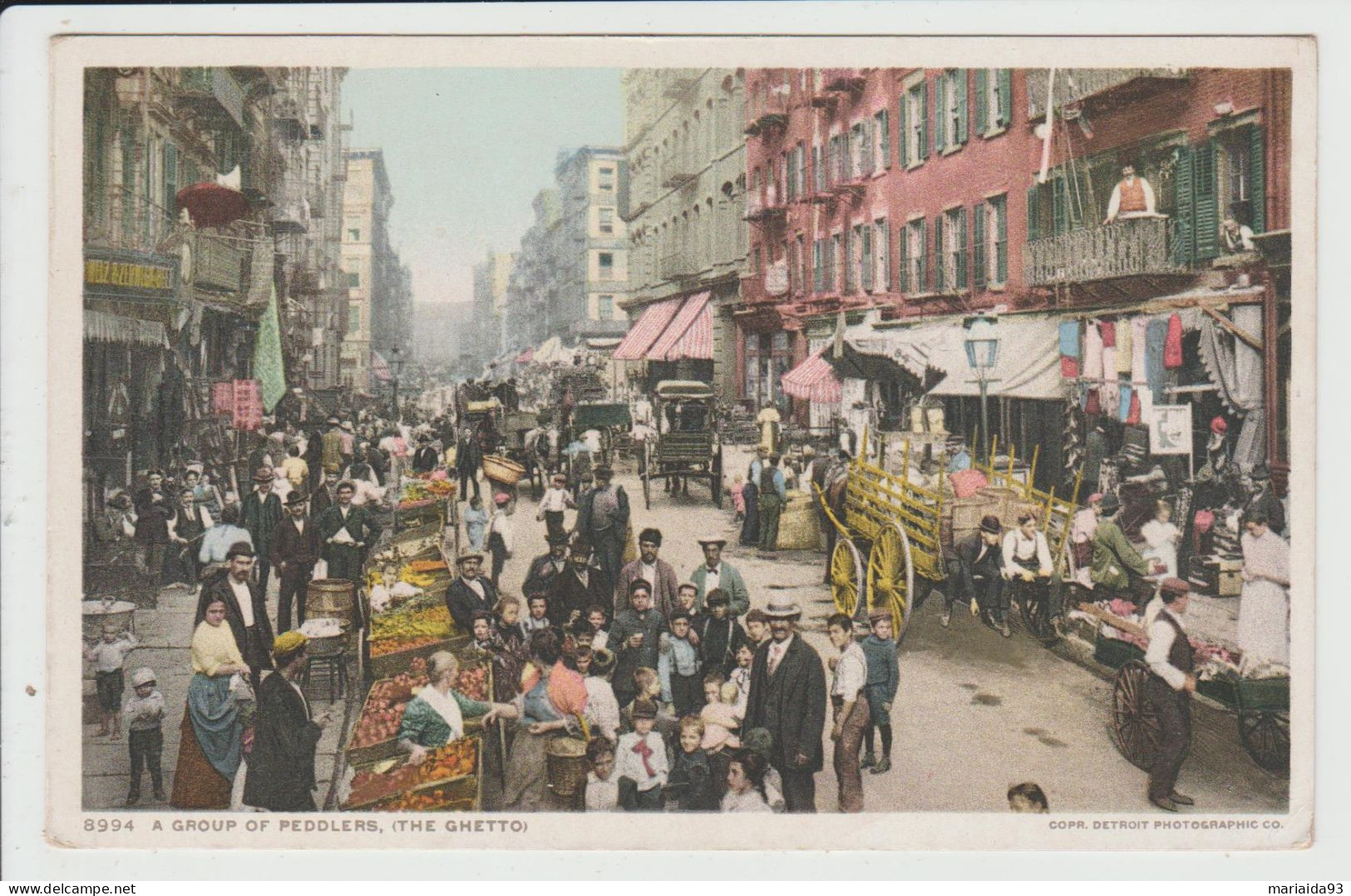 DETROIT - USA - MI - A GROUP OF PEDDLERS - THE GHETTO - Detroit