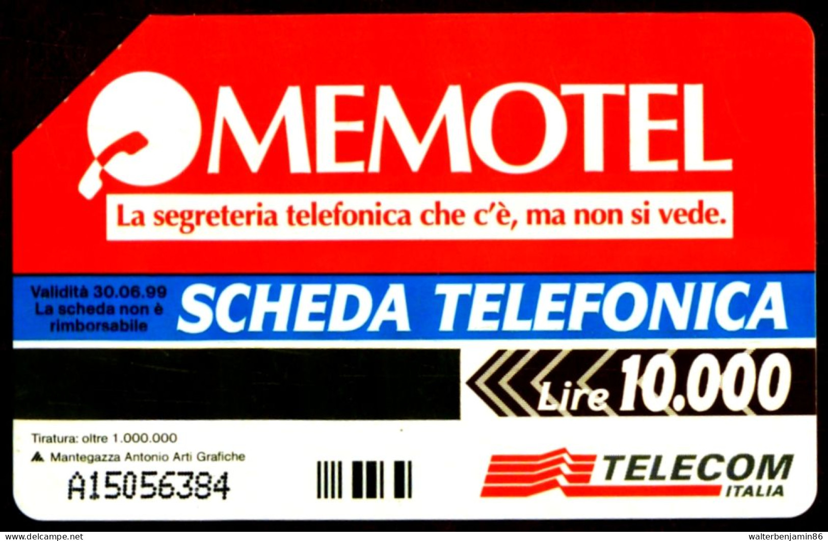 G 614 A C&C 2664 A SCHEDA TELEFONICA USATA MEMOTEL VARIANTE ALFANUMERICA 2^A QUALITA' PICCOLA PIEGA - Errori & Varietà