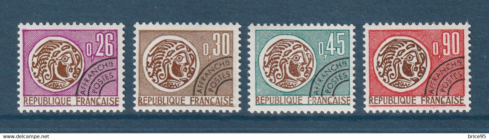 France - YT Préoblitéré Nº 130 à 133 ** - Neuf Sans Charnière - 1971 - 1953-1960