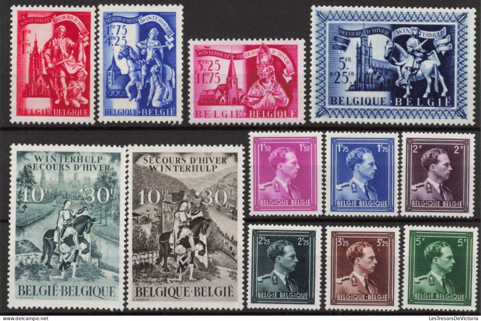 Belgique 1943 - COB 625/46 MNH ** - Cote 38,5 - Unused Stamps