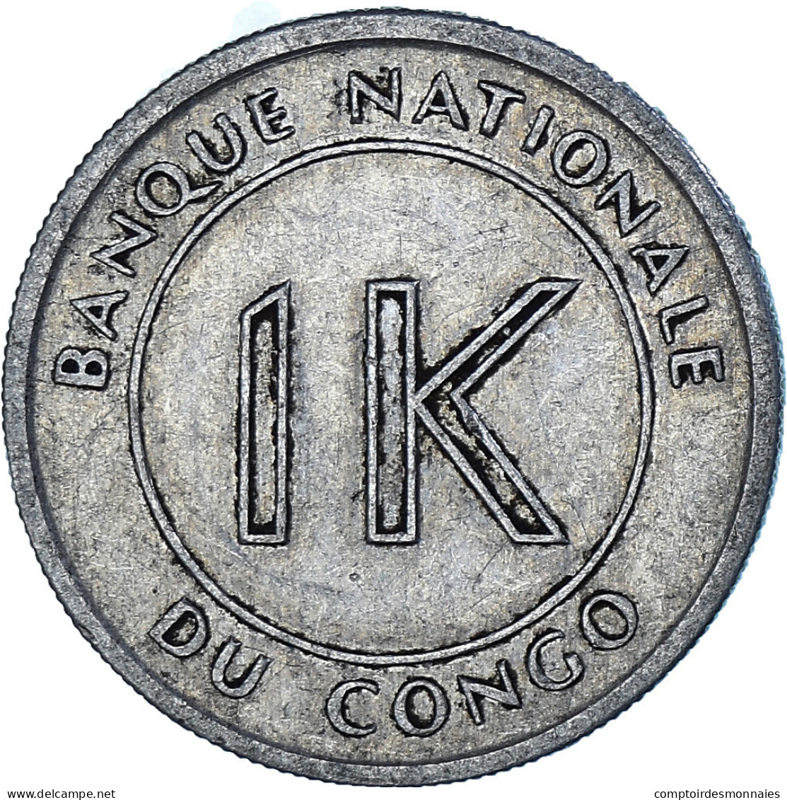 Monnaie, République Démocratique Du Congo, Likuta, 1967, TTB, Aluminium, KM:8 - Kongo - Zaire (Dem. Republik, 1964-70)