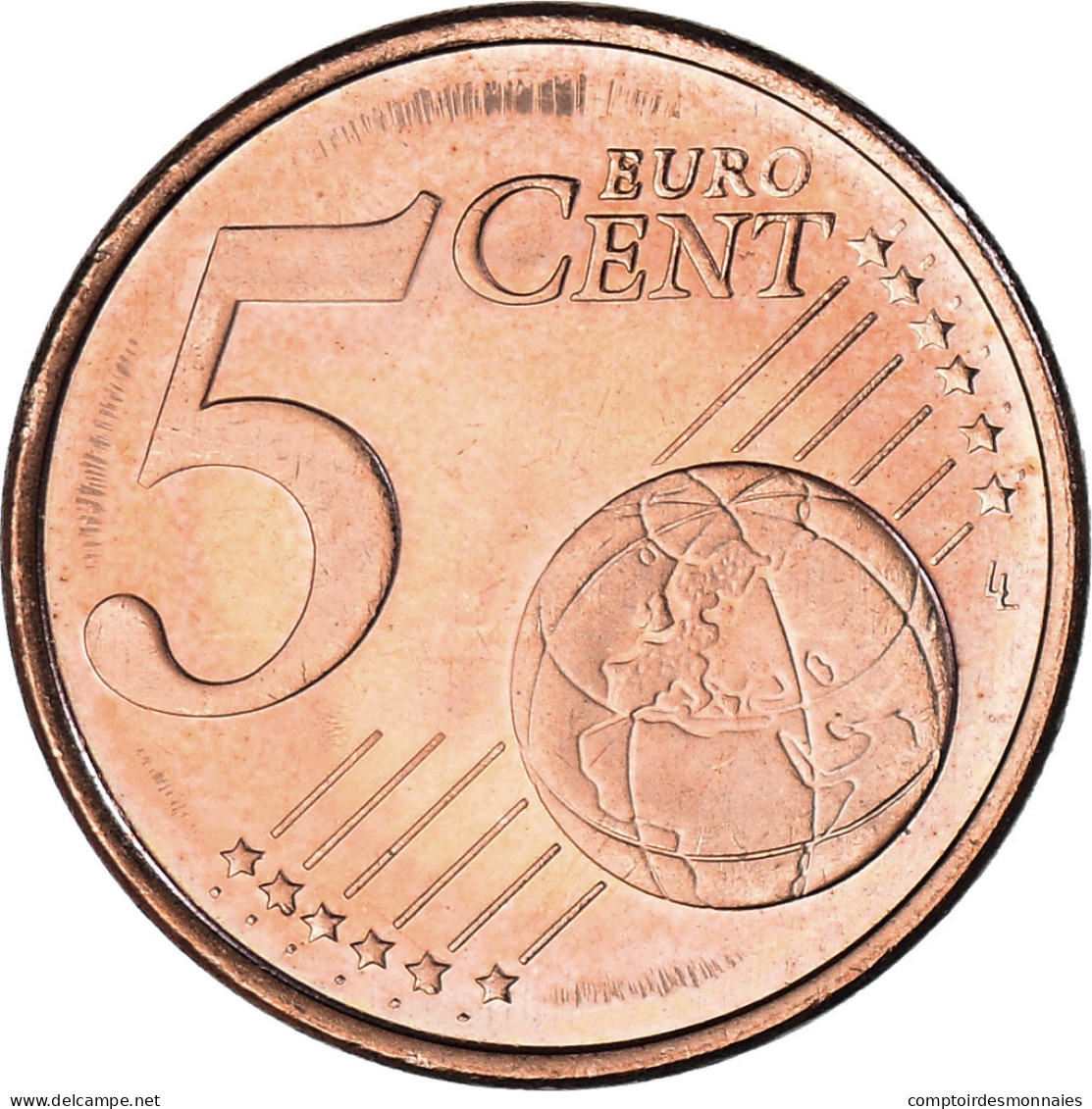 Slovénie, 5 Euro Cent, 2007, FDC, Cuivre Plaqué Acier, KM:70 - Slovenia